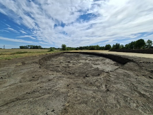Probíhající práce na segmentu II zeleného pásu