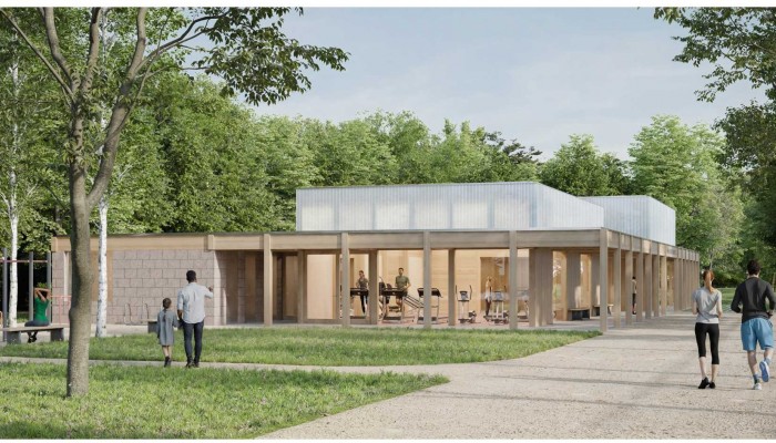 Sportovní pavilon v Areálu zdraví