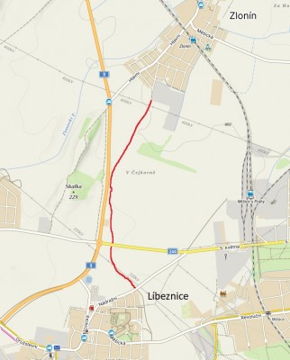 Stezka z Líbeznic do Zlonína